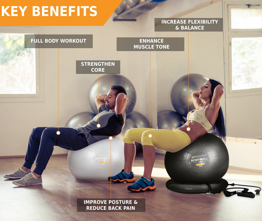 Stability Ball Exercises for a Full-Body Balance Workout
